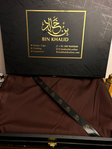 Men's - Unstitched Wash & Wear Suit - Brown